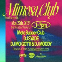 Mimosa Club at Mete Supper Club