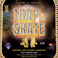 Trap & Skate Sip & Paint by Paint Me San Diego